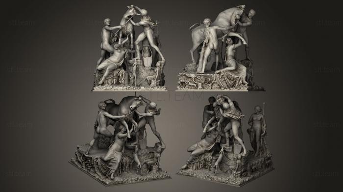 Статуи античные и исторические Farnese Bull 2